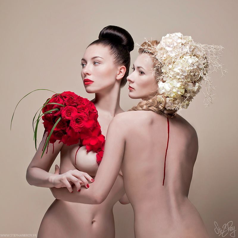 Female model photo shoot of Kay Morgan and Ana Falvius by Stephane Roy in Lyon