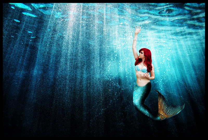Female model photo shoot of Brooke Rivers in Under the Sea
