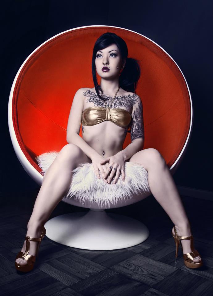 Female model photo shoot of Karma Kitty Mariko by Aleks Palichleb