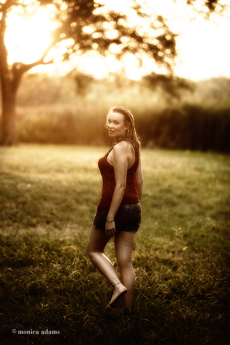 Female model photo shoot of Monica L Adams in Decker Lake