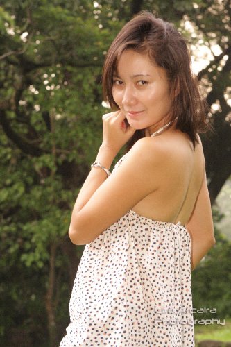Female model photo shoot of Mari Sui