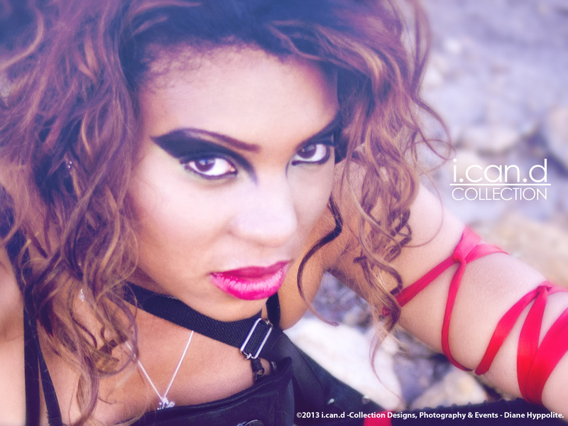 Female model photo shoot of Larisa Nichelle by NeoGlow Entertainment in Palmer Park, makeup by Diane Hyppolite