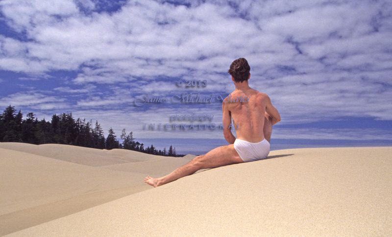 Male model photo shoot of f16 Photo in Oregon Dunes