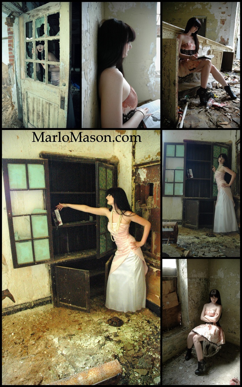 Female model photo shoot of Stephanie Marlo in Abandon School Atlanta