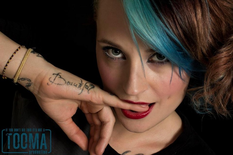 Female model photo shoot of Tattooed cutie by Tooma Productions