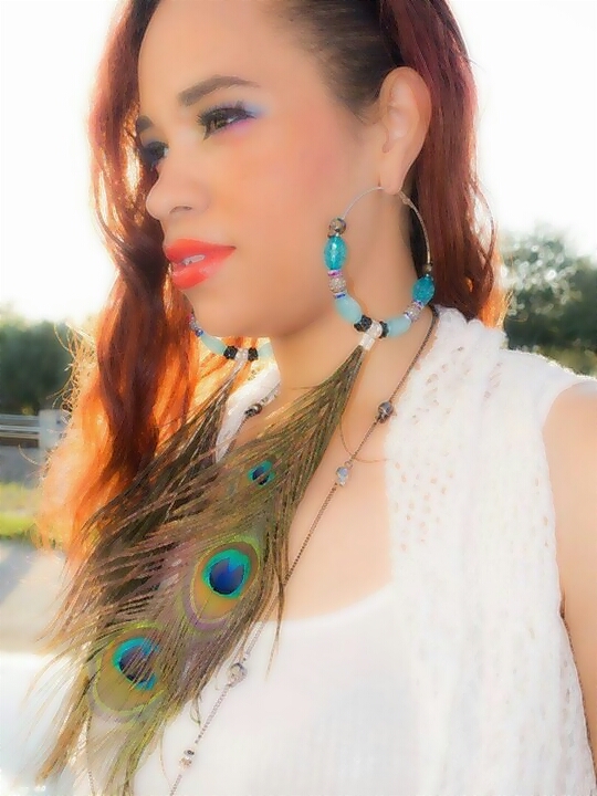 Female model photo shoot of India Nicole Dunlap in Embellished Jewelry photo Shoot