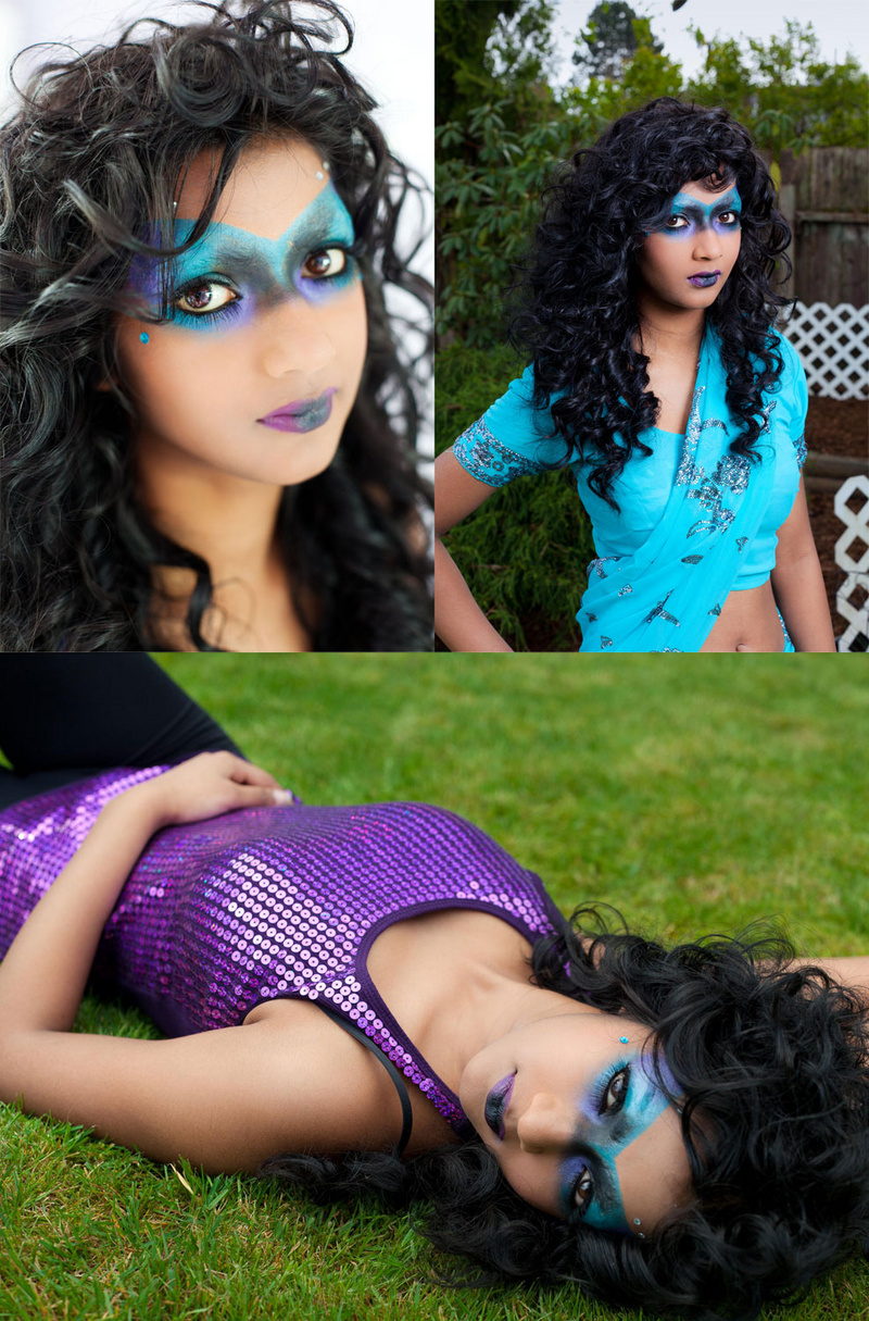 Female model photo shoot of Mysynuk Make-up