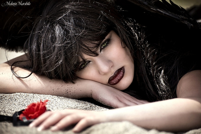 Female model photo shoot of EvanescentPhotography, digital art by Melania Morabito