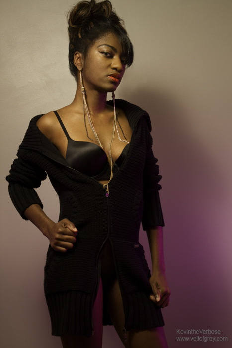 Female model photo shoot of Kyria  J by Kevin the verbose, wardrobe styled by RockImages