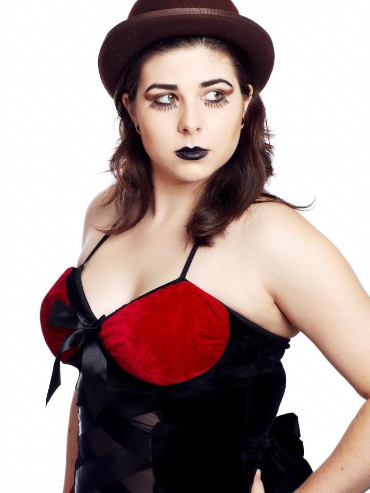 Female model photo shoot of Derkach Makeup Artistry
