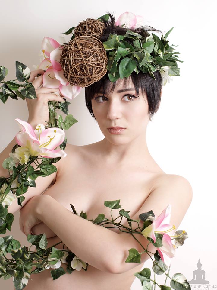 Female model photo shoot of AuroraMoulin by KonstantKarma