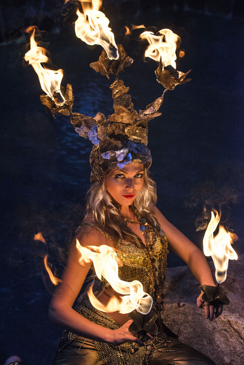 Female model photo shoot of Anatolia Fire Goddess  by SynerG Studios