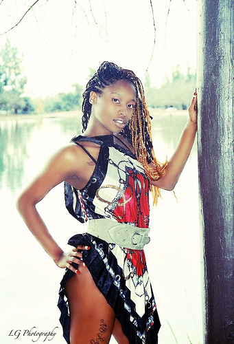 Female model photo shoot of DEJA by L G Photography