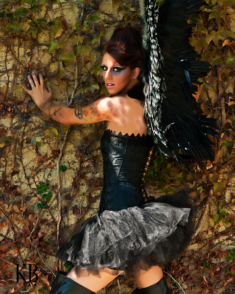Female model photo shoot of Heather Colindres by Kathleen Blacklock, makeup by Elana Rose