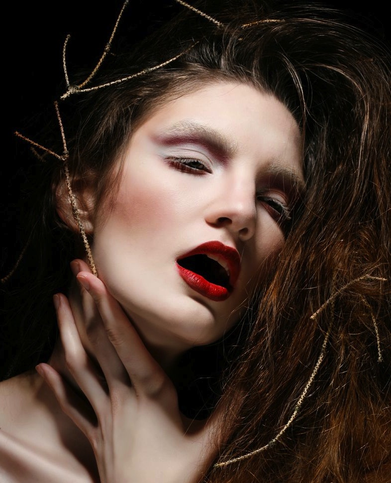 Female model photo shoot of Makeup by Rahela