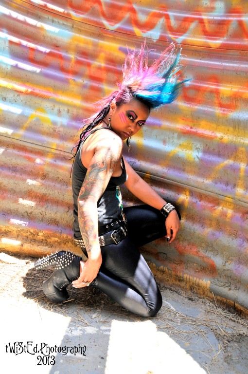 Female model photo shoot of tWiStEd.Photography and Timebomb Tina in Houston TX