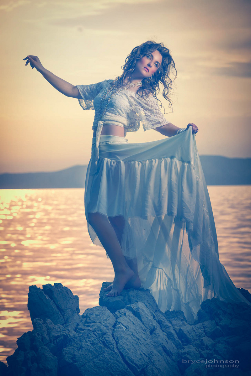 Female model photo shoot of Amber Dawn Powell in The Great Salt Lake