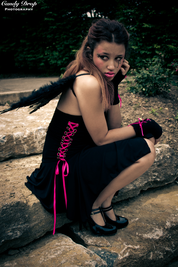 Female model photo shoot of Candy Drop Photography and Cherokee Princess, makeup by Lieren Price MUA