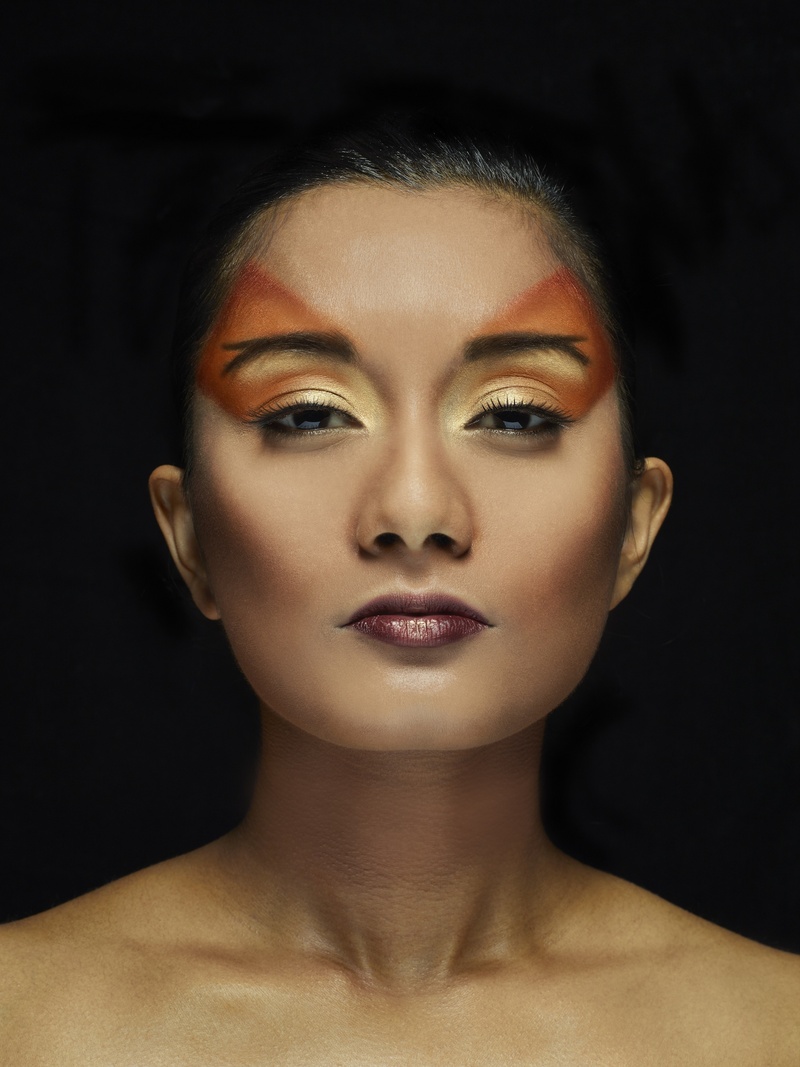 Female model photo shoot of Thara Vidya by Kate Mathisen in Melbourne, Australia, makeup by Morgan Beresford