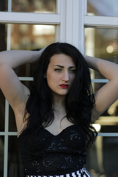 Female model photo shoot of Mayhem Photography in Manchester, NH