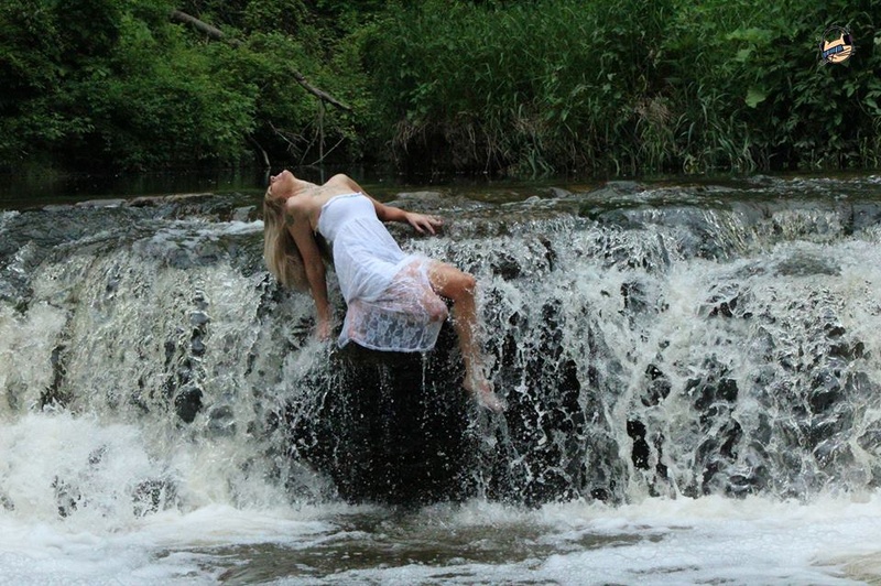 Female model photo shoot of Rebecca Ann Victoria by Meowser Kat in Glenwood Falls