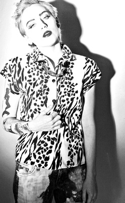 Female model photo shoot of Jaydon Johnson, clothing designed by  Teressa Addington