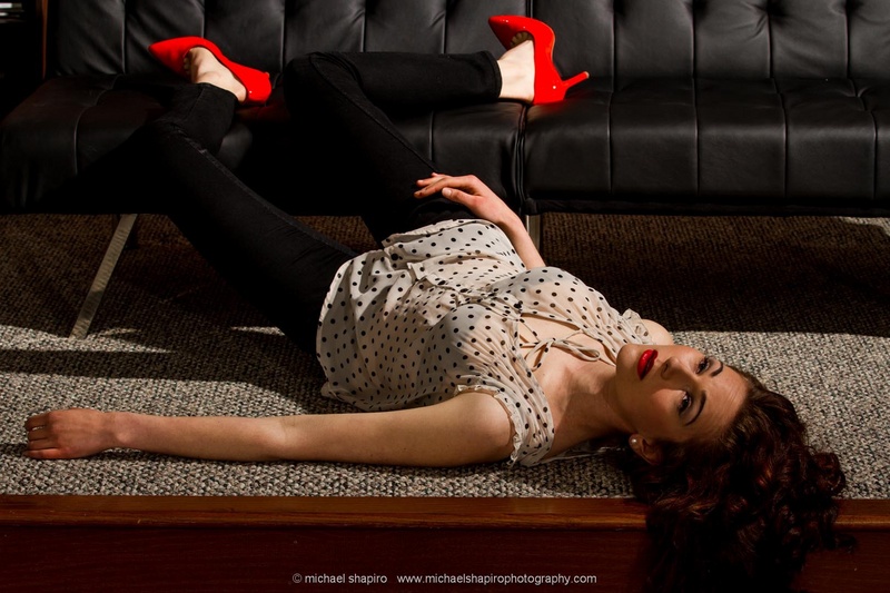 Female model photo shoot of Lily Whiteman in Castle Studio