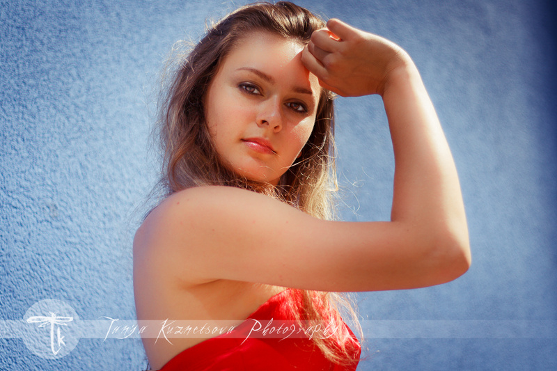 Female model photo shoot of Tanya Kuznetsova and XLuminosity_BLUGirlX  in Dublin, Ireland