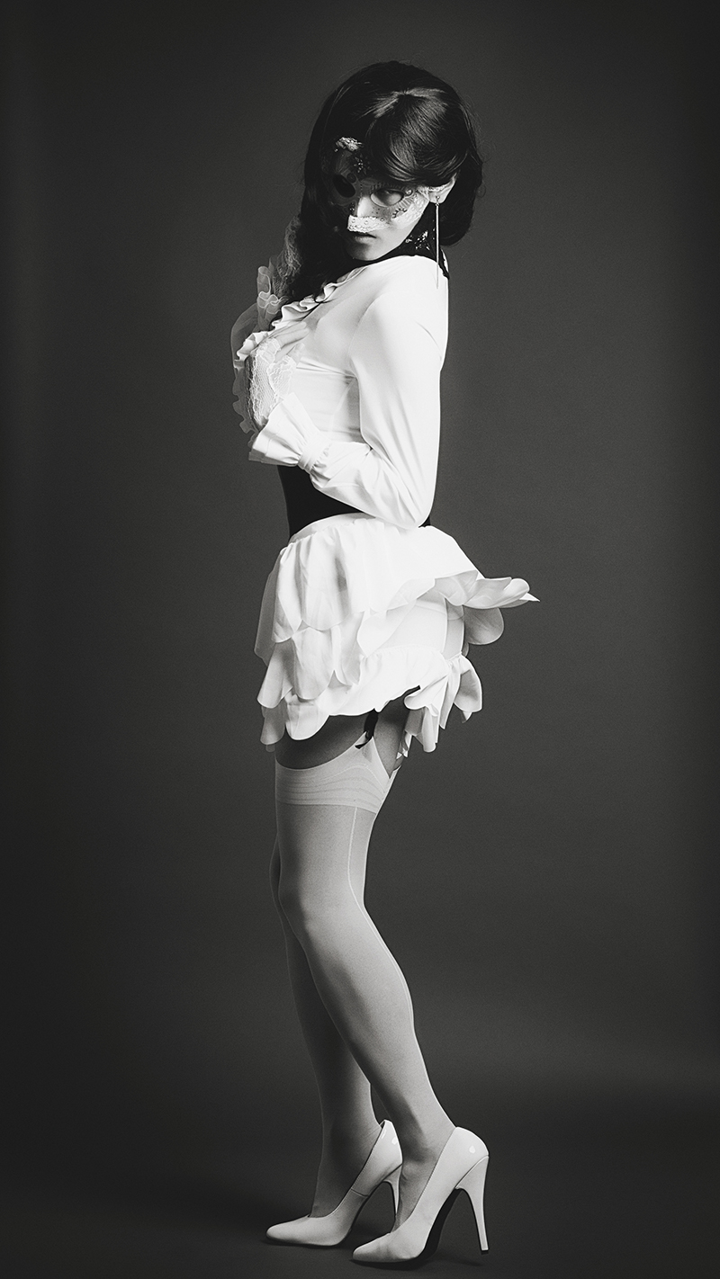 Female model photo shoot of Agathia by Gloria Budiman