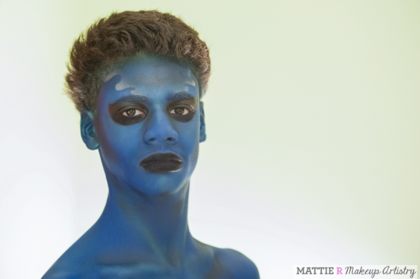 Female model photo shoot of MattieR Makeup Artistry