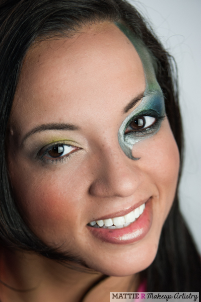 Female model photo shoot of MattieR Makeup Artistry