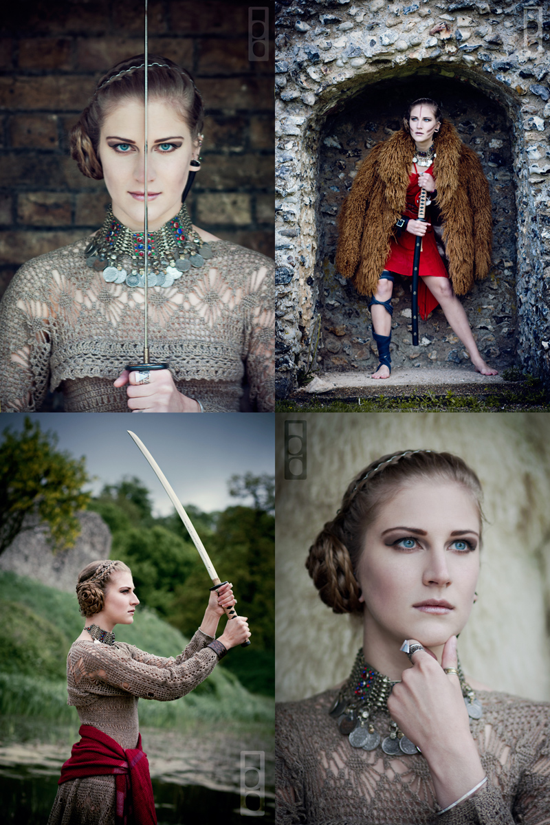 Female model photo shoot of Beth Dooner and Kat Horton in London, makeup by Sophia Petra