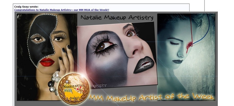Female model photo shoot of Natalie Makeup Artistry