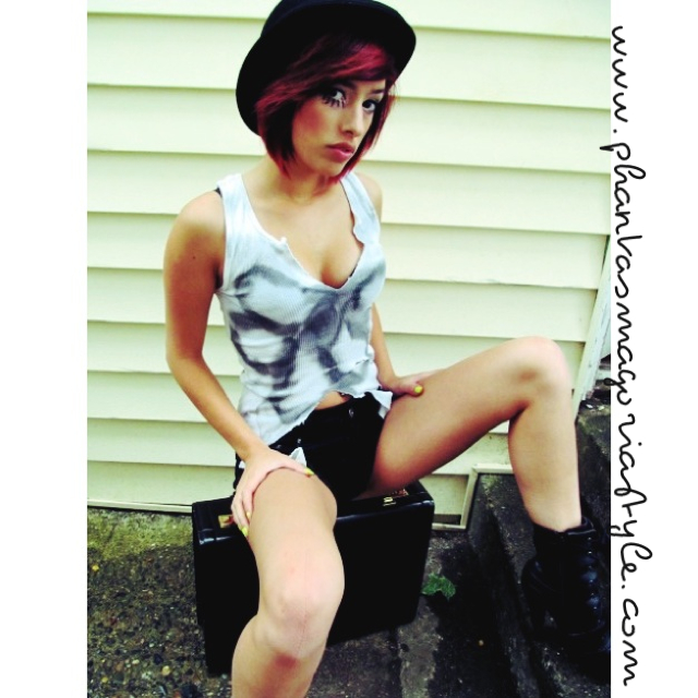 Female model photo shoot of PhantasmagoriaStyle in Bellingham, WA