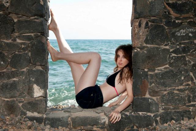 Female model photo shoot of Zee Misi in Fuerteventura 2012