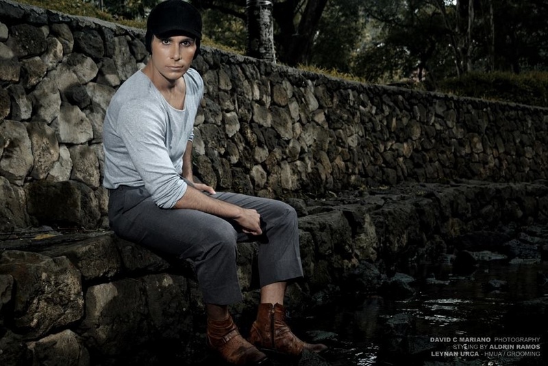Male model photo shoot of iamaldrinramos_wardrobe in UP Diliman, Philippines
