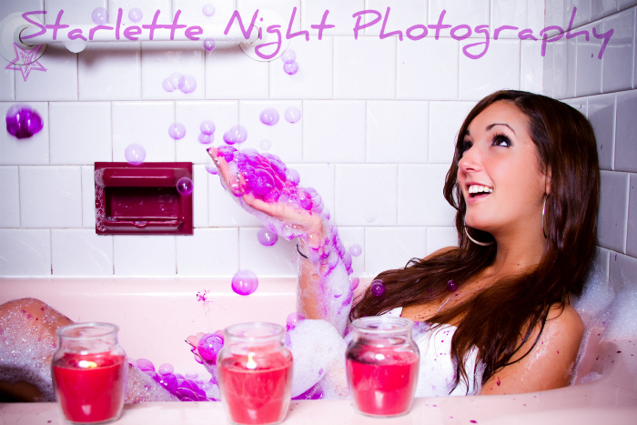 Female model photo shoot of starlette night photo