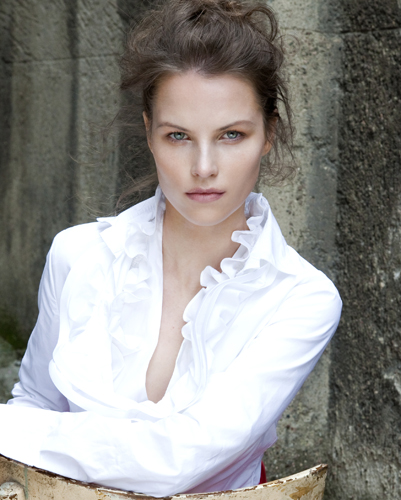 Female model photo shoot of KristineC in Milan
