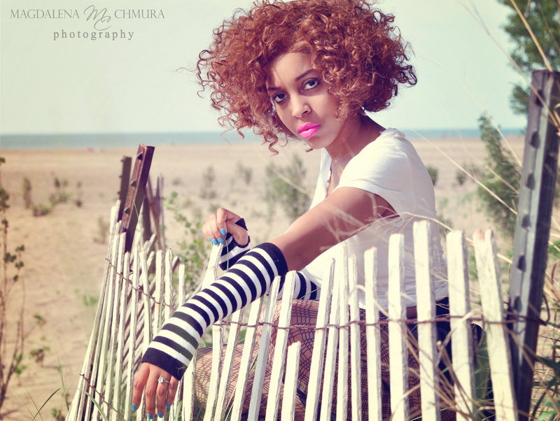Female model photo shoot of Magdalena Chmura 