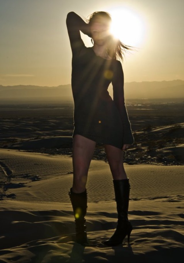 Female model photo shoot of Ash Aye in Apex Sand Dunes