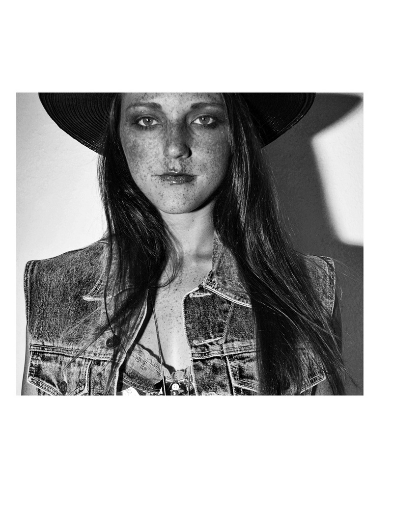 Female model photo shoot of  Teressa Addington in dust to diamonds studio