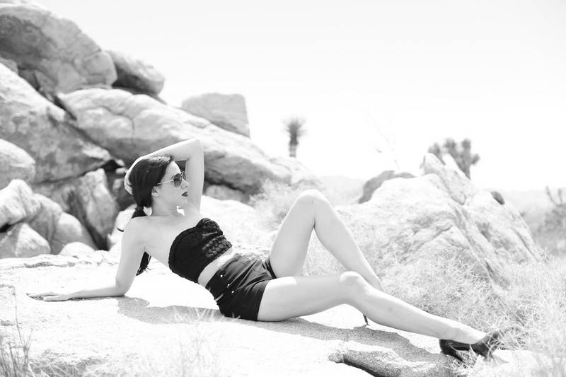 Female model photo shoot of Kate Arden Morgan in Joshua Tree