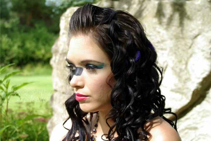 Female model photo shoot of Sparklynn, makeup by Tiffani Chante MUA