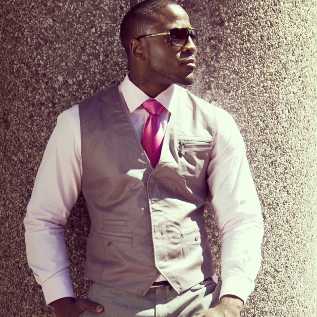 Male model photo shoot of Terence L Davis in Breast Cancer Awareness 1