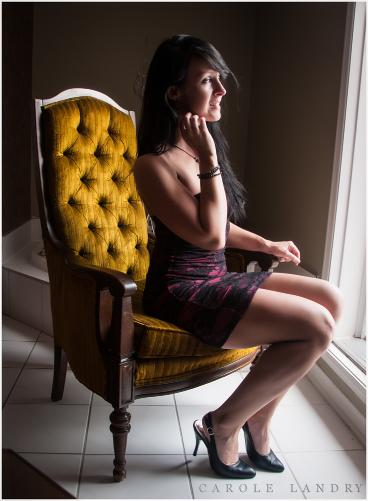 Female model photo shoot of Carole Landry  in Montreal, QC