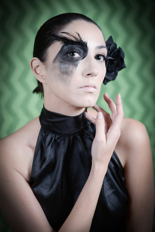 Female model photo shoot of Crystal Artistry Makeup in CMC Makeup School