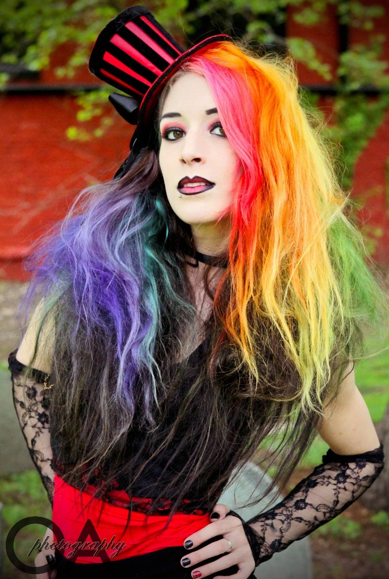 Female model photo shoot of OAPhotography and Rainbow Casey in Salem, Massachusetts