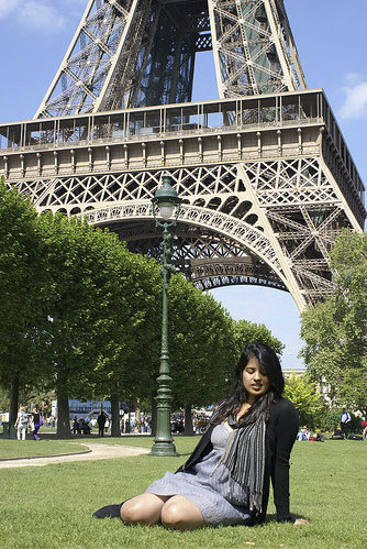 Female model photo shoot of Priyanka Kochhar in Paris, France