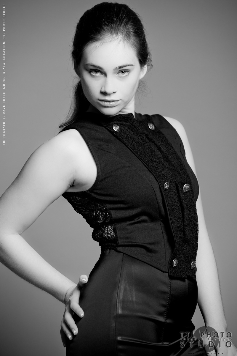 Female model photo shoot of Klara Janssen by DM Huber in TTL Photo Studio