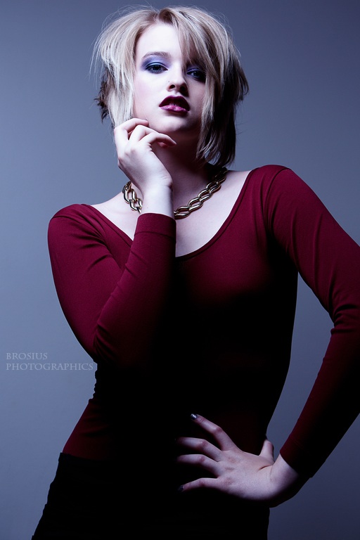 Female model photo shoot of Kayla L Artistry by Brosius Photographics